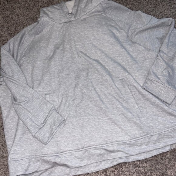 32 heat XXL gray‎ oversized hoodie pullover lined fuzzy jacket snuggle cozy - Picture 1 of 9